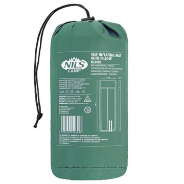 Самонадувающийся коврик Подушка Спальный коврик Матрас Палатка Кемпинг NILS CAMP