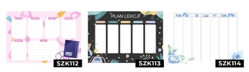 PLAN LEKCJI 30x21cm MUZYKA CHEMIA BIOLOGIA Wzory