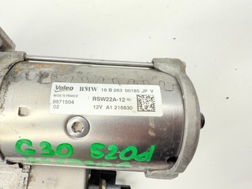BMW G01 X3 G02 X4 G30 STARTÉR B47D20B 520D 8671504