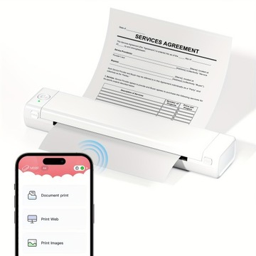 Itari M08F Portable Wireless Printer, 8.5'' X 11'' US Letter Mobile
