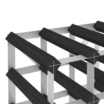 ПОДСТАВКА-ПОЛКА НА 120 БУТЫЛОК ВИНА, СОУС ЧЕРНОЕ ДЕРЕВО