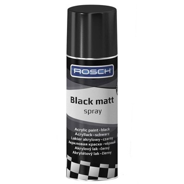 ROSCH Lakier Akrylowy 400ml czarny mat