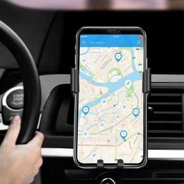 Автомобильный гравитационный держатель для дефлектора