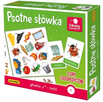 Gra Logopedyczna PSOTNE SŁÓWKA R RERKI Adamigo