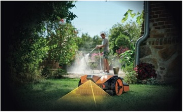 Беспроводной робот-косилка WORX Vision 1300 м2 WR213E для резки кромок