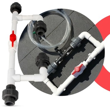 Комплект подключения инжектора для орошения воды для удобрений 1 GZxGW