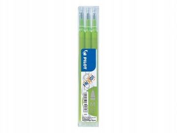 Wkład Pilot Frixion 0,7 mm JASNO ZIELONY -3 sztuki