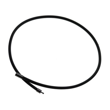 Czarny gumowy łańcuszek do okularów Łańcuszek Figaro 45cm