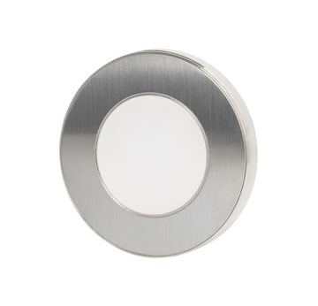 Lampka LED wpuszczana nawierzchniowa meblowa INOX wpust 3W 3000K SLL02
