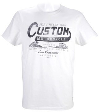 JACK&JONES T-SHIRT MĘSKI KOSZULKA BIAŁA XL