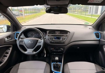 Hyundai i20 II Coupe 1.2 MPI 84KM 2017 Hyundai i20 GO 1.2MPi 84ps 5Drzwi Ledy CzarnaPodsufitka PelnySerwisASO UNI, zdjęcie 14