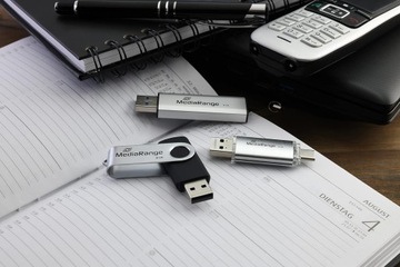 PENDRIVE USB-C 64GB DO SMARTFONA ANDROID IPHONE USB-A ZATYCZKI METALOWY