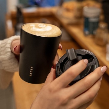 Термокружка из нержавеющей стали, не содержащая BPA, Simply Cup, 340 мл — песочный