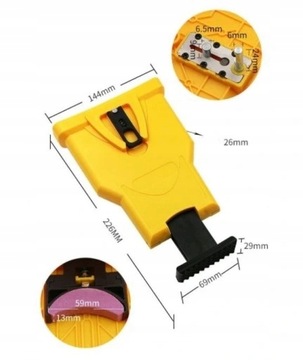 Точилка для цепной пилы Точилки + точильный камень 5 шт.