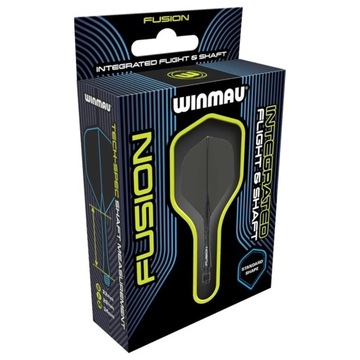 ПЕРЬЕВЫЕ ВАЛА WINMAU FUSION SYSTEM ЧЕРНАЯ СРЕДНЯЯ