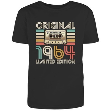 KOSZULKA PREZENT NA URODZINY ROK ROCZNIK 1964 61 LAT MĘŻCZYZNY TATY T-SHIRT