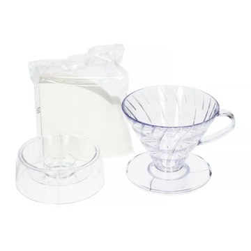 HARIO DRIP-ASSIST V60 ZESTAW DRIP+NAKŁADKA+FILTRY