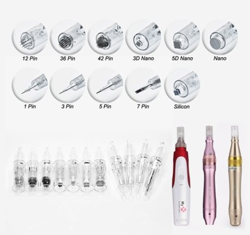 Картриджи Dr Pen Картриджи Dermapen 1-42 иглы nano M7