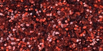 Декоративный глиттер RED HOLO 0,4 мм 100 г для рисования красками
