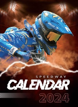 KALENDARZ ŻUŻLOWY 2024 kalendarz speedway żużel - I okładka