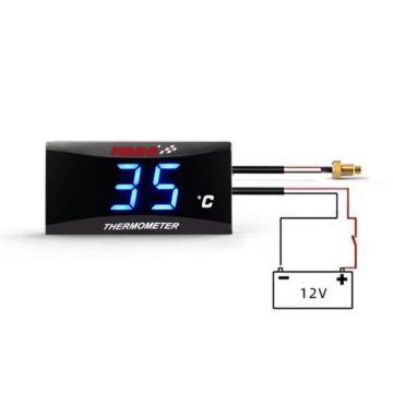 KOSO ДИСПЛЕЙ ТЕМПЕРАТУРЫ ДВИГАТЕЛЯ ЧЕТЫРЕХМОТОРНЫЙ ТЕРМОМЕТР + АДАПТЕР ДАТЧИКА