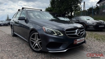 Mercedes Klasa E W212 Kombi Facelifting 350  306KM 2015 Mercedes-Benz Klasa E E350 4-Matic 7 osobowy max wersja perfect stan zamia, zdjęcie 3