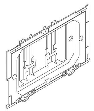 Тонкий кадр для кнопки