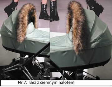 Меховая отделка на капюшоне коляски - мех для коляски.