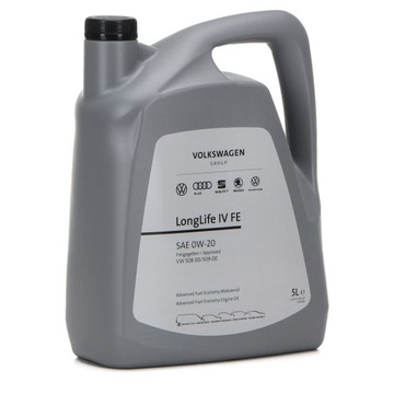 OE VW Longlife IV FE 0W20 508.00/509.00 5L VAG