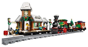 LEGO Creator Expert 10259 Zimowa wioska- Dworzec DZIEŃ CHŁOPAKA