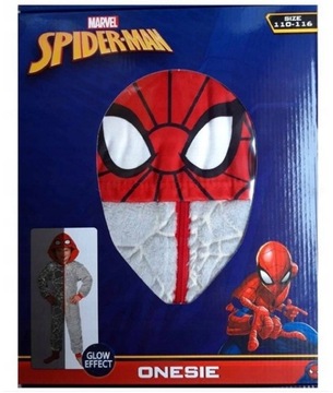 СВЕТЯЩИЙСЯ ПИЖАМНЫЙ КОСТЮМ ЧЕЛОВЕКА-ПАУКА 122-128