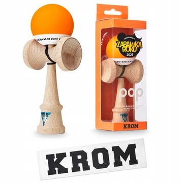 Kendama Krom POP Pomarańczowy