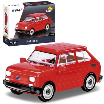 COBI 24531 Maluch Fiat 126p Youngtimer KLOCKI 72El