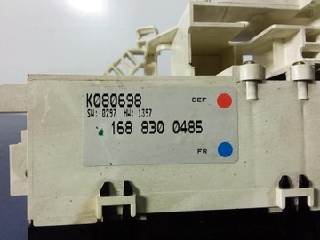 MERCEDES A W168 PANEL KLIMATIZACE 1688300485