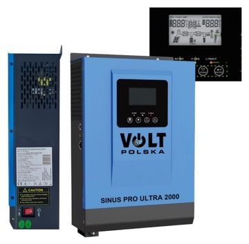 INWERTER OFF GRID SINUS PRO ULTRA 2000 60A MPPT VOLT POLSKA + GR
