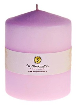 НАБОР СВЕЧЕЙ ИЗ 5 СВЕЧ 6,5Х7 СМ, РОЗОВЫЙ ЦИЛИНДР