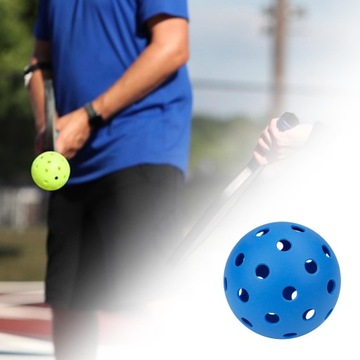 Świecąca piłka treningowa Pickleball Ball dla dorosłych na świeżym powietrzu w kolorze niebieskim