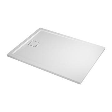 SanSwiss Brodzik konglomerat prostokąt biel 70x140