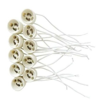 10x Oprawka Gniazdo Przyłączeniowe GU10 Z Przewodem 14 cm ECOLIGHT EC79296