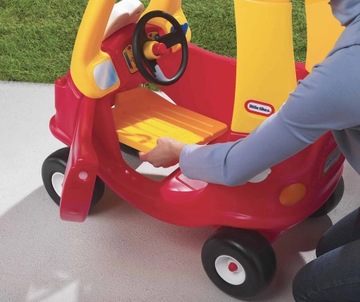 Little Tikes RIDE-OVER Уютная коляска-купе Красный АВТОМОБИЛЬ ДЕТСКАЯ ПЛОЩАДКА АВТОМОБИЛЬ