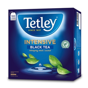 Herbata Intensive Black 100 torebek z zawieszką