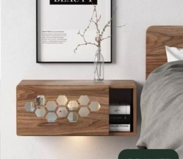 Настенное украшение Зеркало декоративное Hexa 4 см