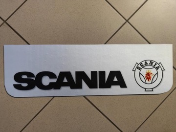 Chlapacz SCANIA czarny gryf 60x18cm ODBLASK odblaskowy NOWOŚĆ świecący