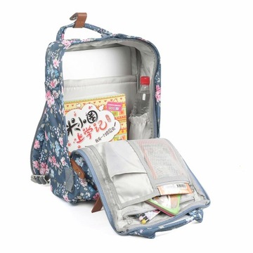 WRO Plecak Himawari HM200 na laptopa 13,3 14,1 żółto-kawowy