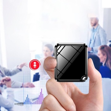 Мини-диктофон с шумоподавлением, запись одним касанием, MP3, 16 ГБ