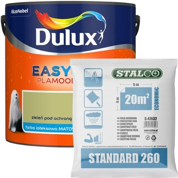 Dulux EasyCare Zieleń pod ochroną Mat 2,5L +GRATIS