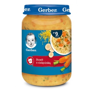 Gerber ZUPKA ROSÓŁ Z CIELĘCINKĄ 190 g