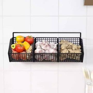 Корзина для хранения из металлической проволоки, в сборе.