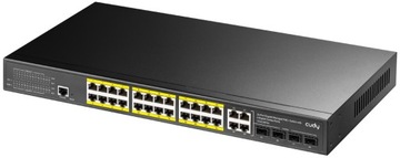 SWITCH PoE+ GS2028PS4 300W 4xSFP 24+4 Gigabit L2
