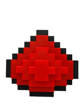 Minerał Redstone – Minecraft | Gadżet Kolekcjonerski | Wydruk 3D PLA
